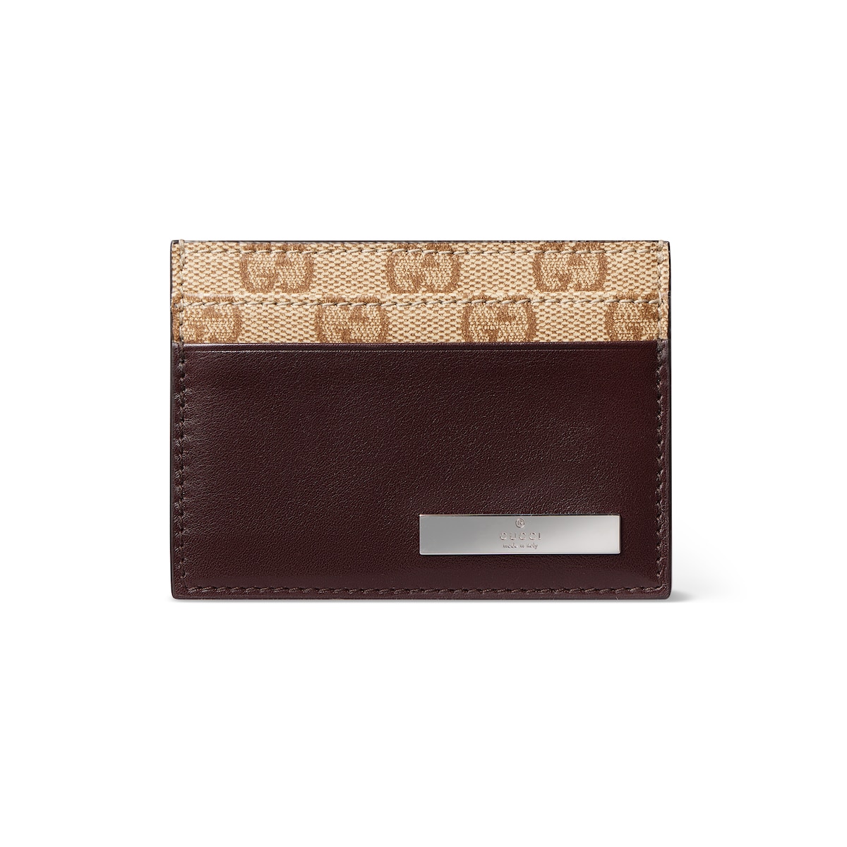 Gucci Card Case With Metal Tag