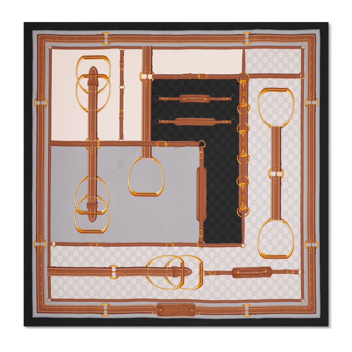 Printed Silk Twill Carré