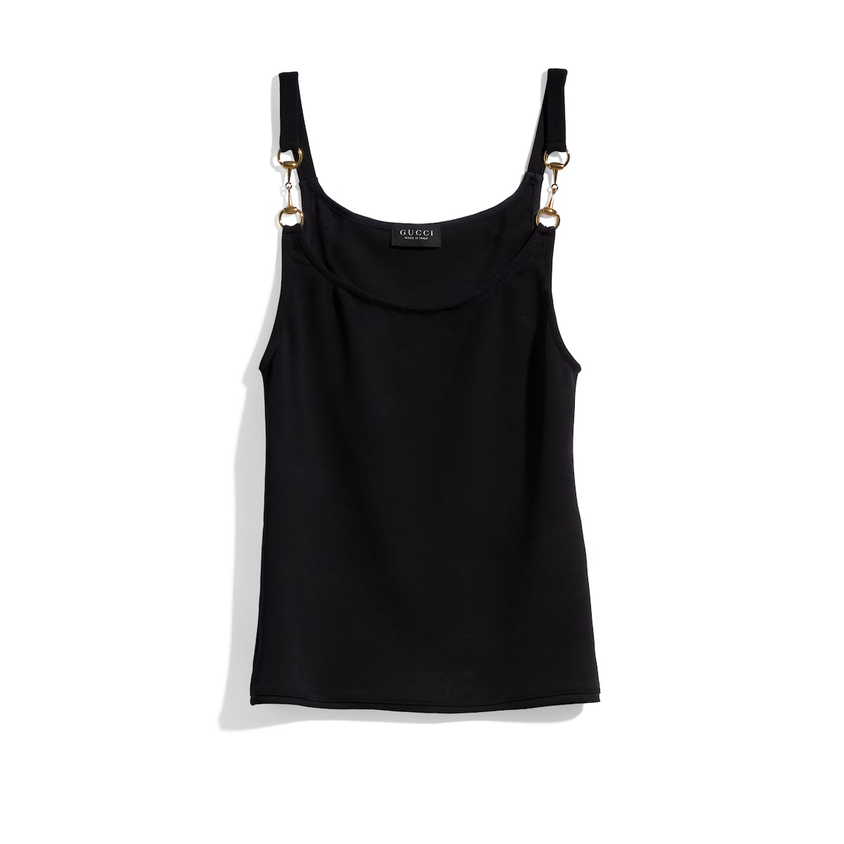 Gucci Viscose Crêpe Jersey Top With Horsebit