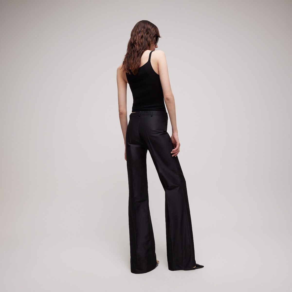 Gucci Viscose Crêpe Jersey Top With Horsebit | Thumbnail 3