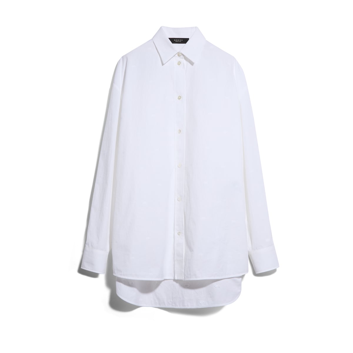 Gucci GG Cotton Poplin Damier Shirt