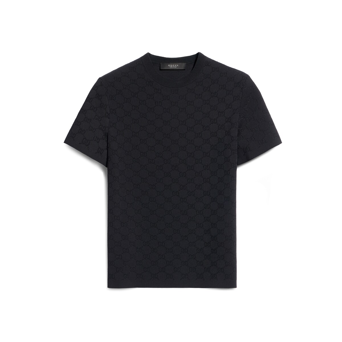 Technical GG Fabric Jacquard T-shirt Technical GG Fabric Jacquard T-shirt