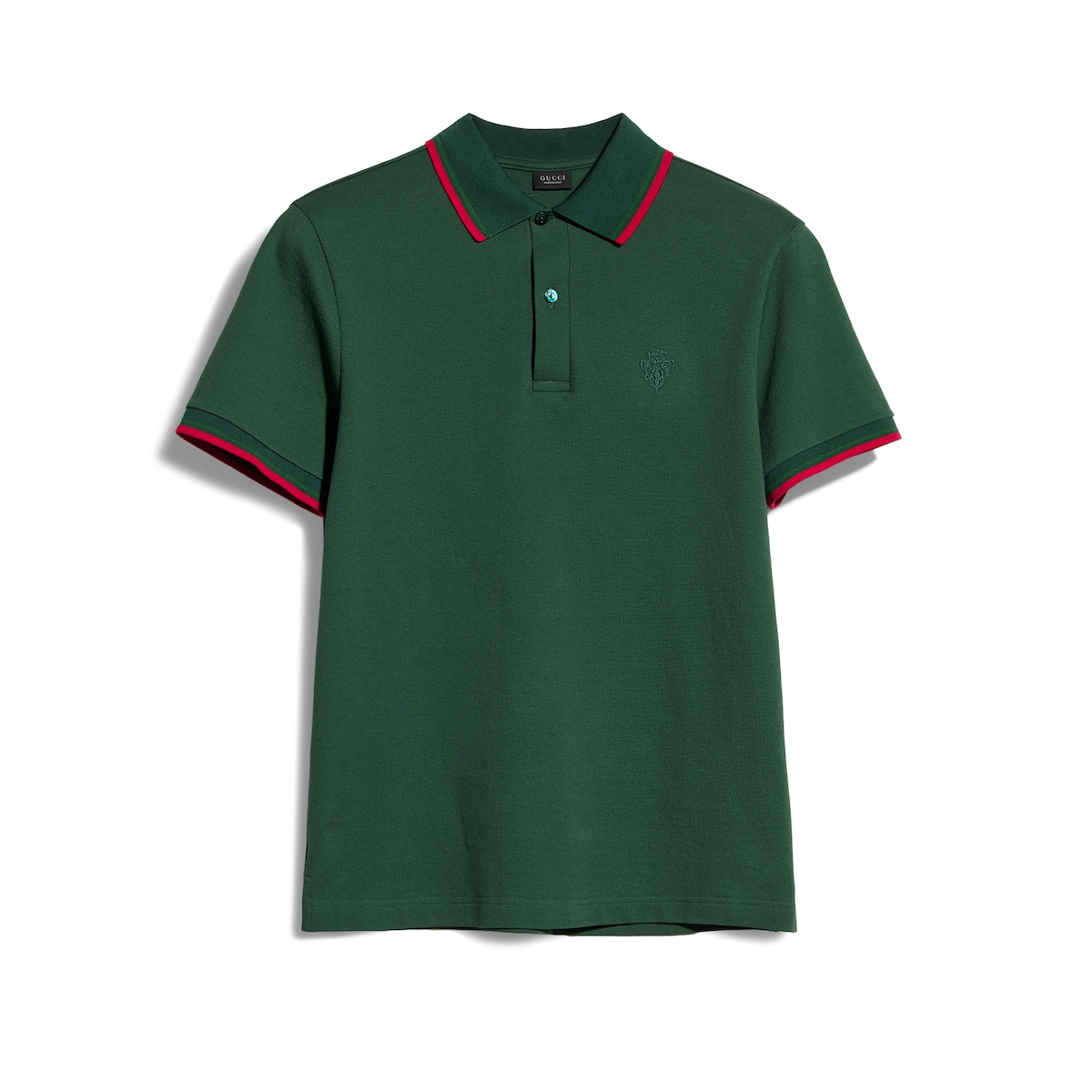 Cotton Piquet Polo Shirt With Embroidery