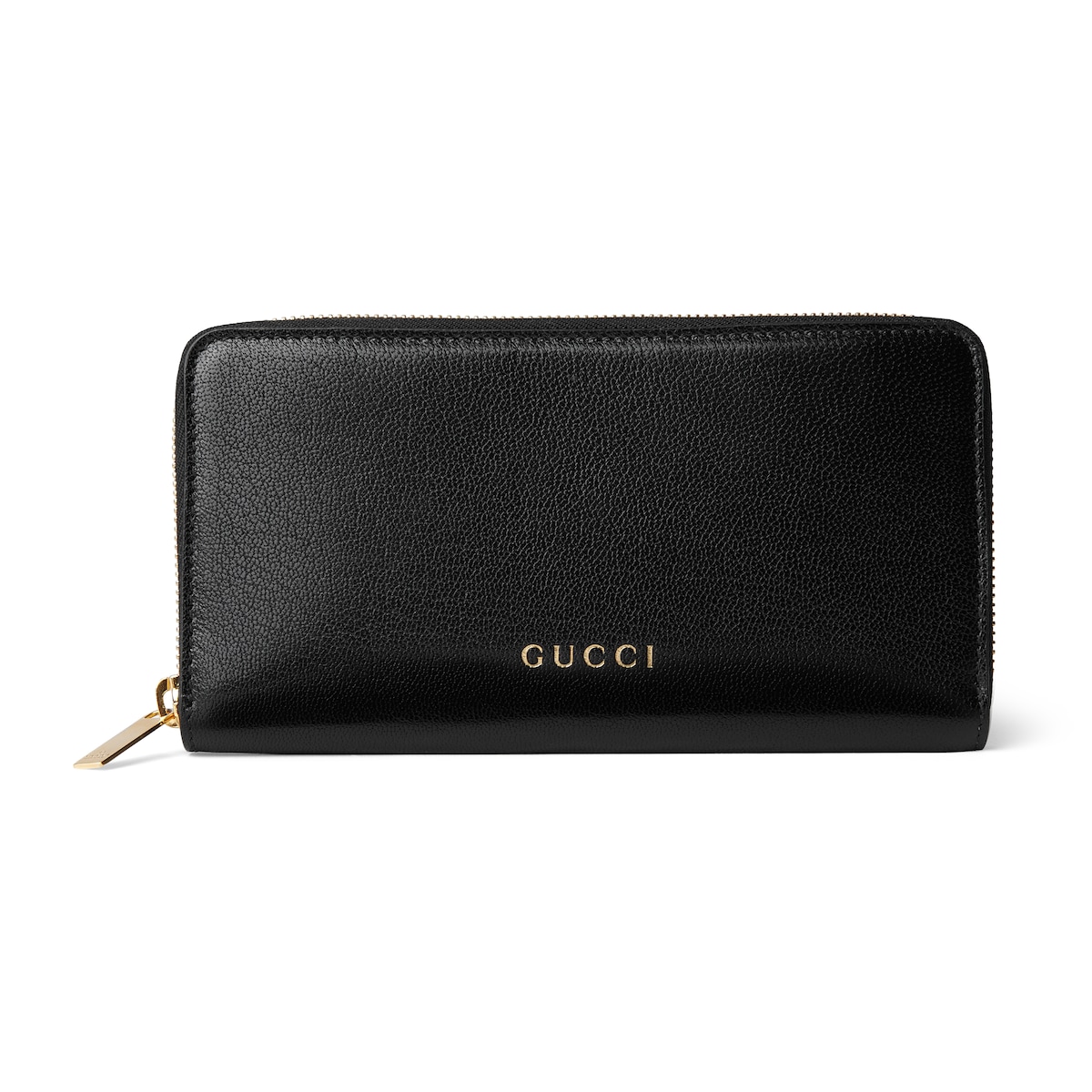Gucci Zip Around Wallet With Gucci Lettering