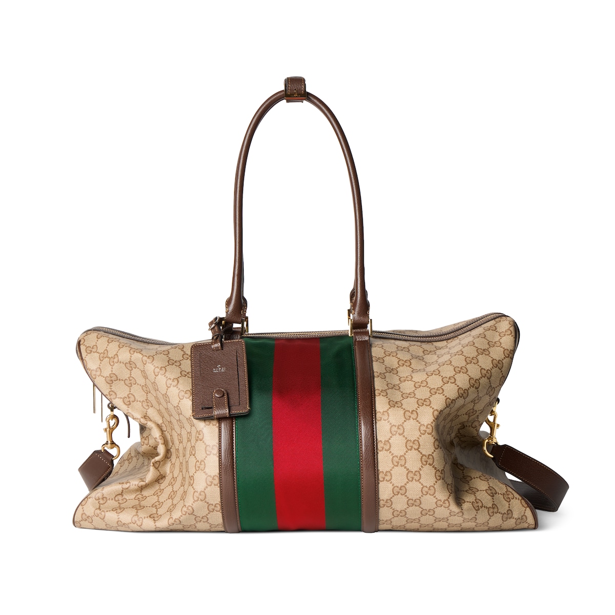 Medium GG Duffle Bag With Web