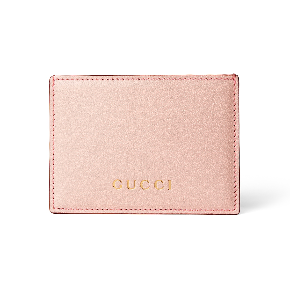Card Case With Gucci Lettering
