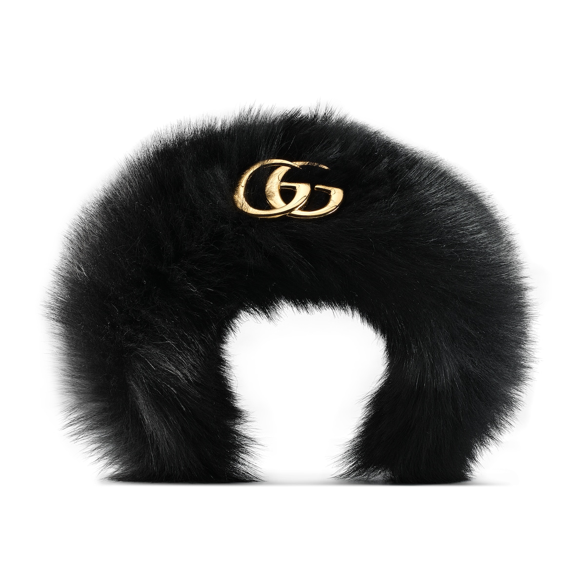 Gucci Fuzzy Hair Band With Double G
