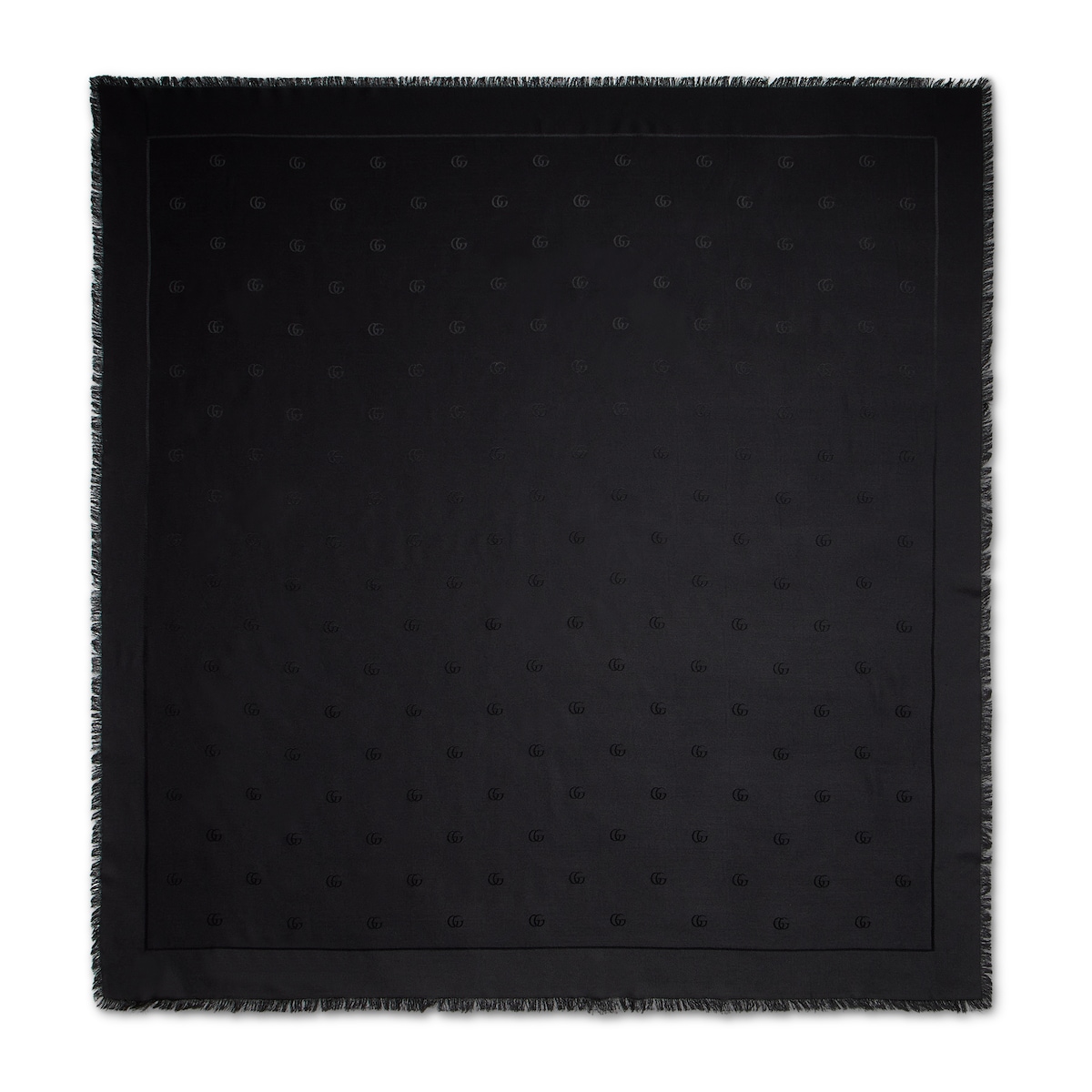 Gucci Double G Silk Wool Shawl