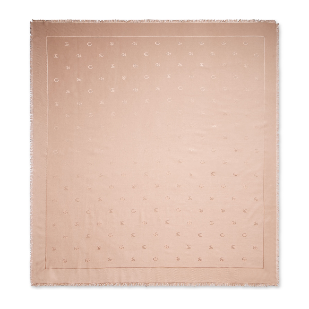 Gucci Double G Silk Wool Shawl
