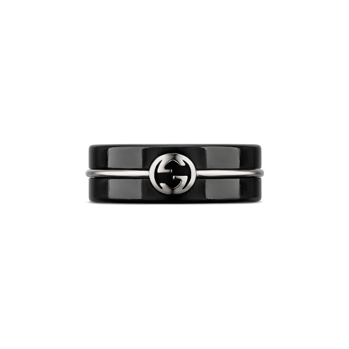 Gucci Interlocking Corundum Ring