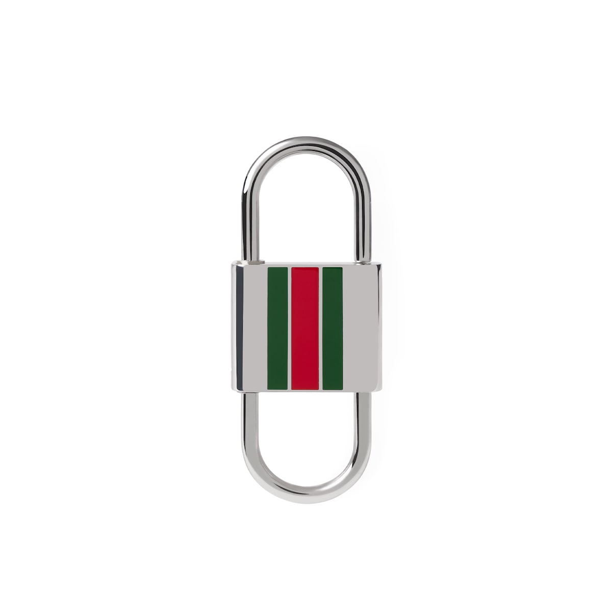Gucci Key Chain With Web Enamel
