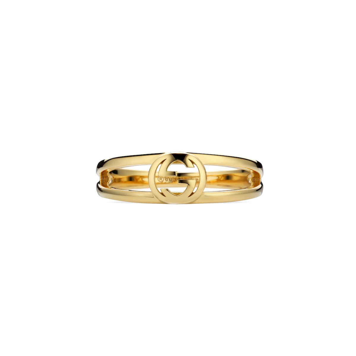 Interlocking 2-band 18k Ring