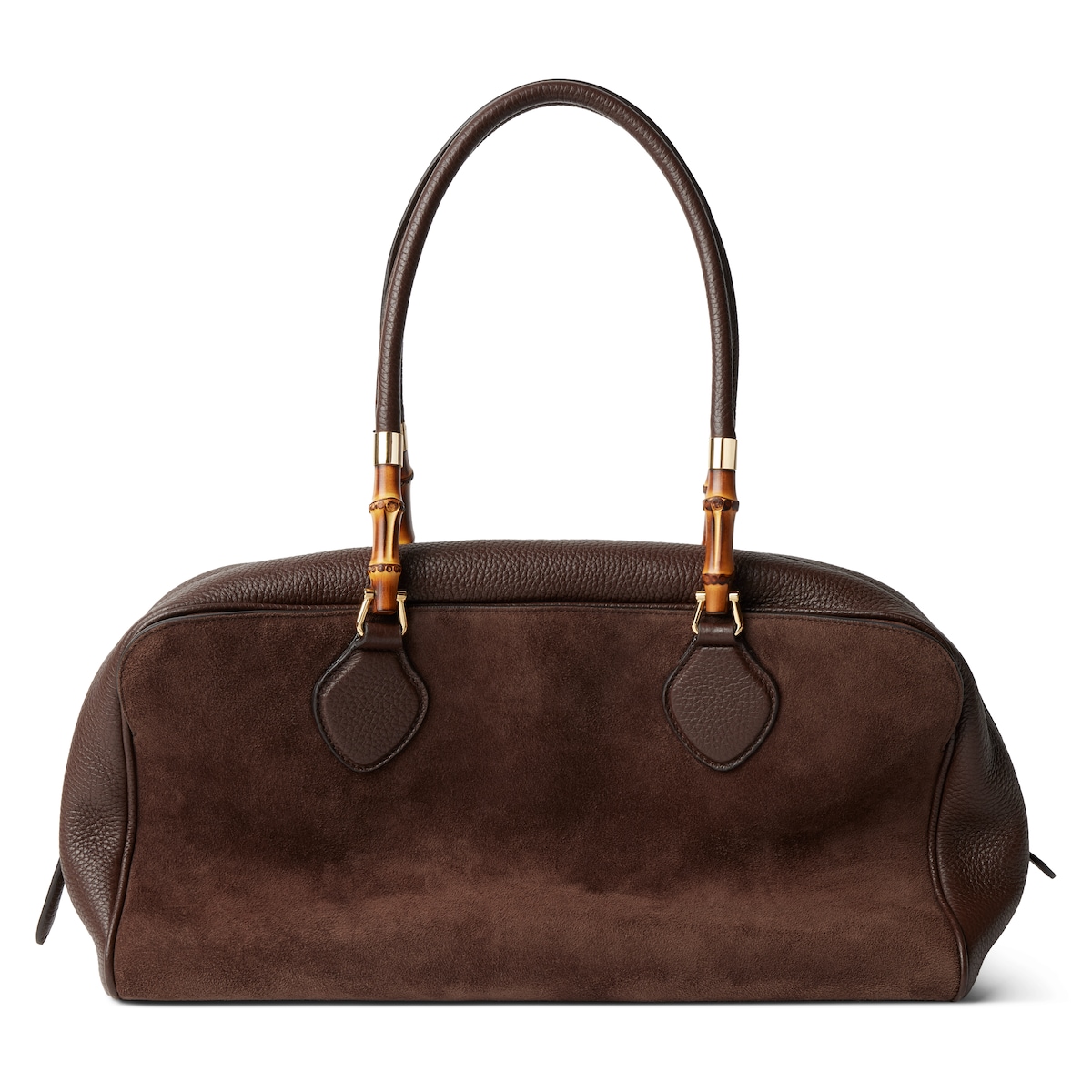 Large Boston Bag With Bamboo