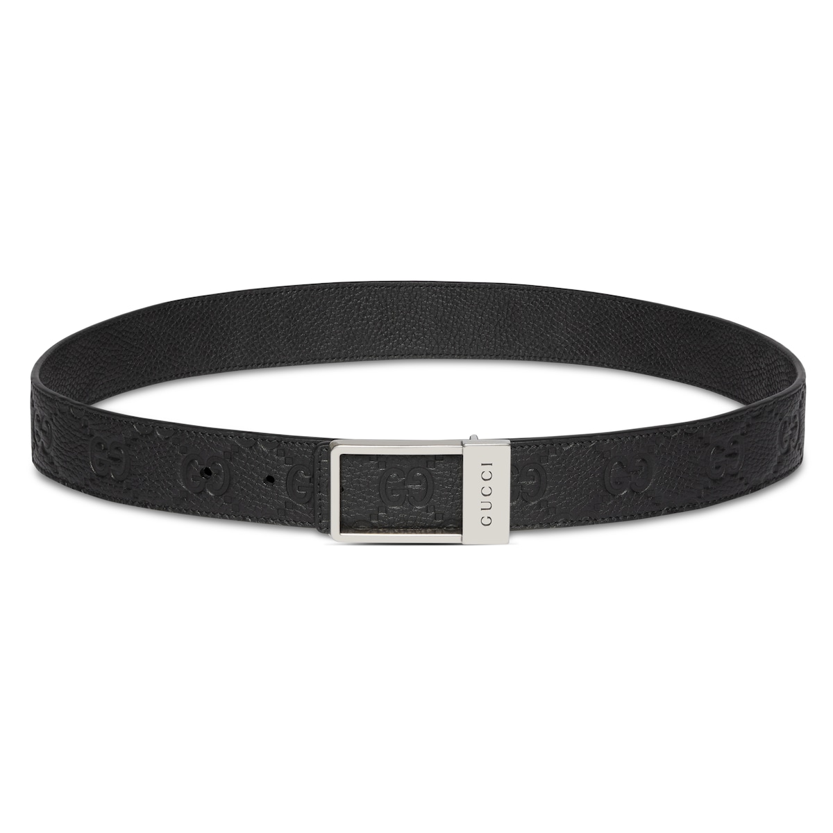 Gucci Reversible Belt With Rectangular Buckle