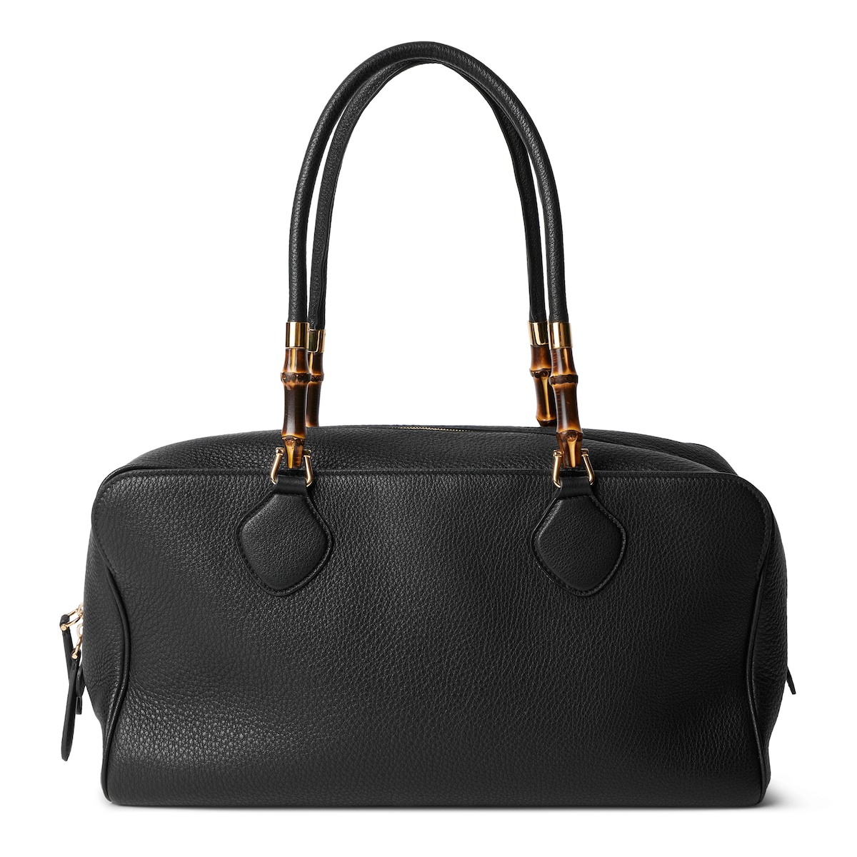 Large Boston Bag With Bamboo Large Boston Bag With Bamboo