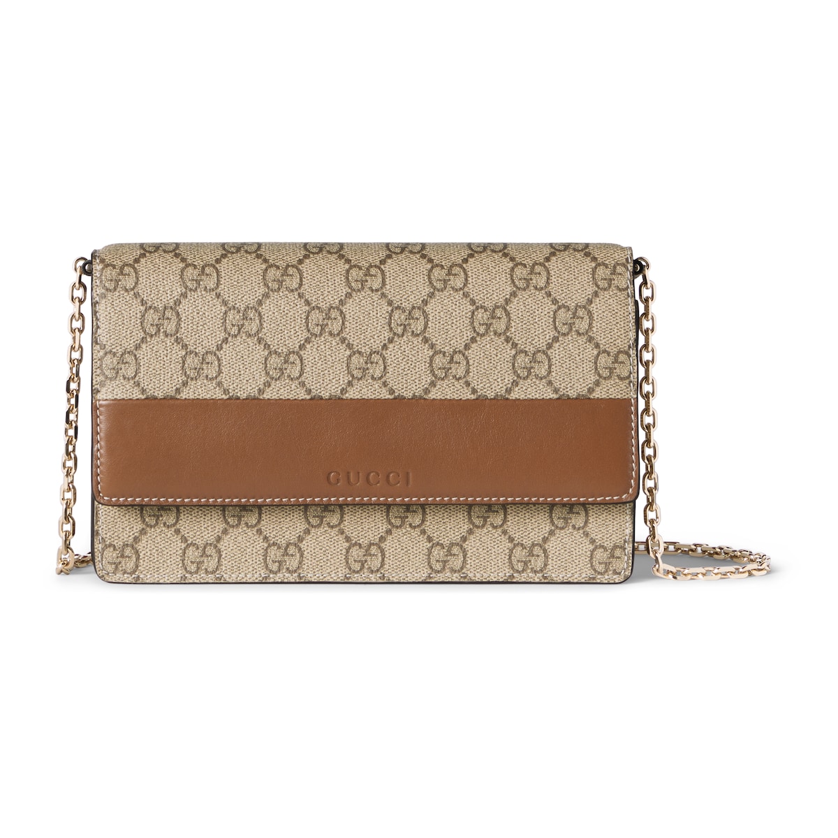 Gucci GG Emblem Wallet On Chain