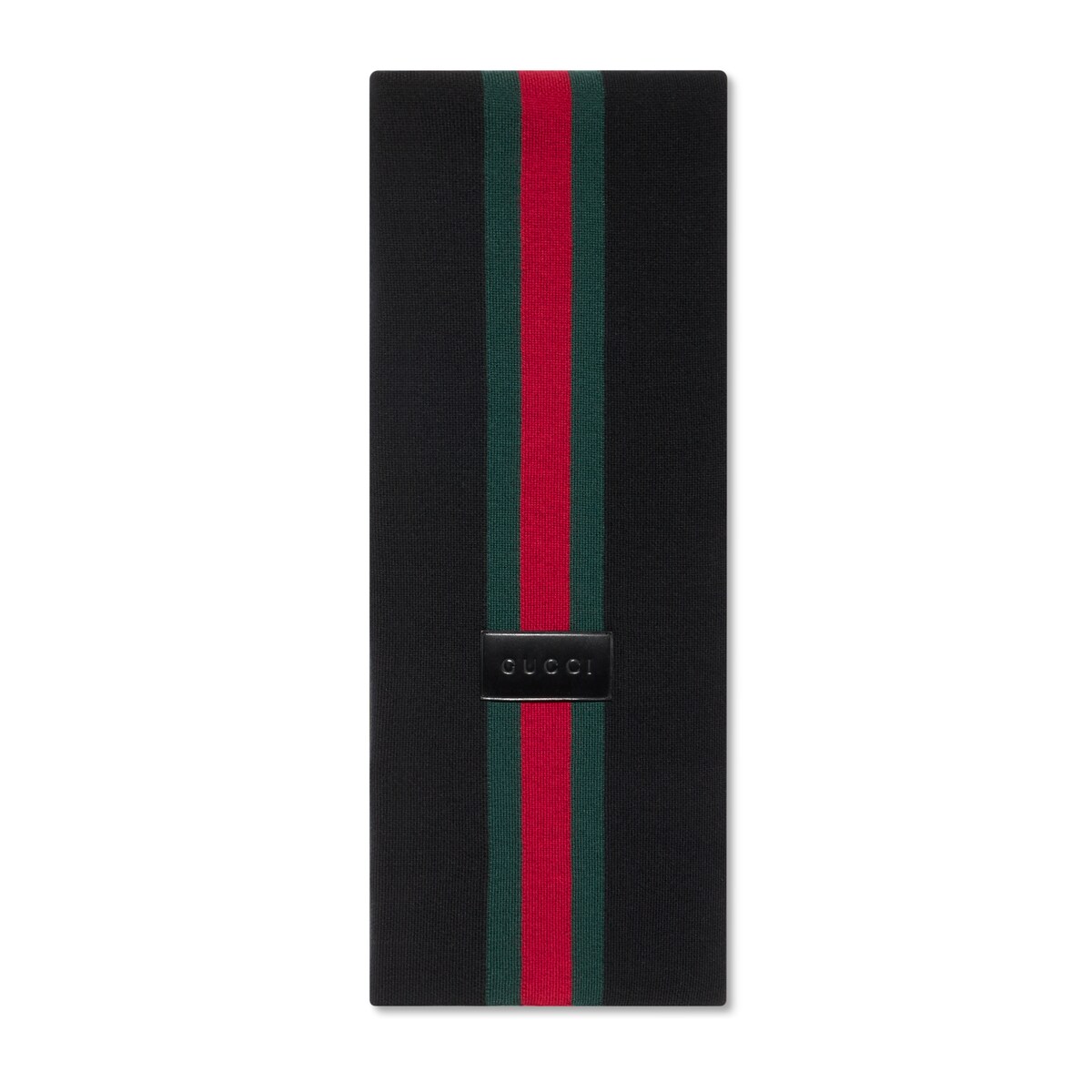 Gucci Striped Wool Cashmere Jacquard Scarf