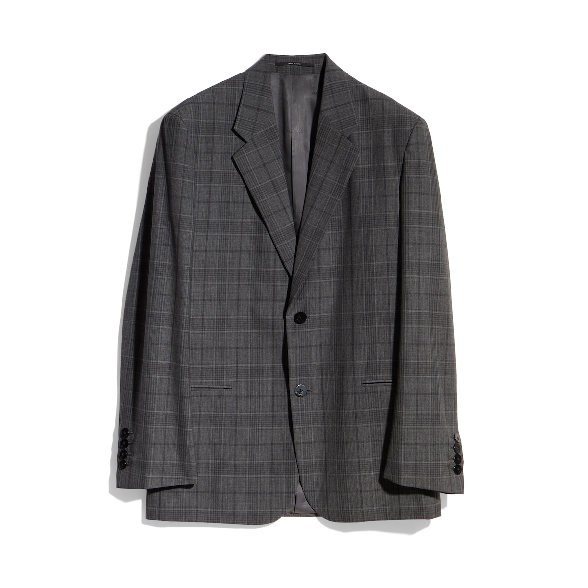Checked Fine Wool Jacket
