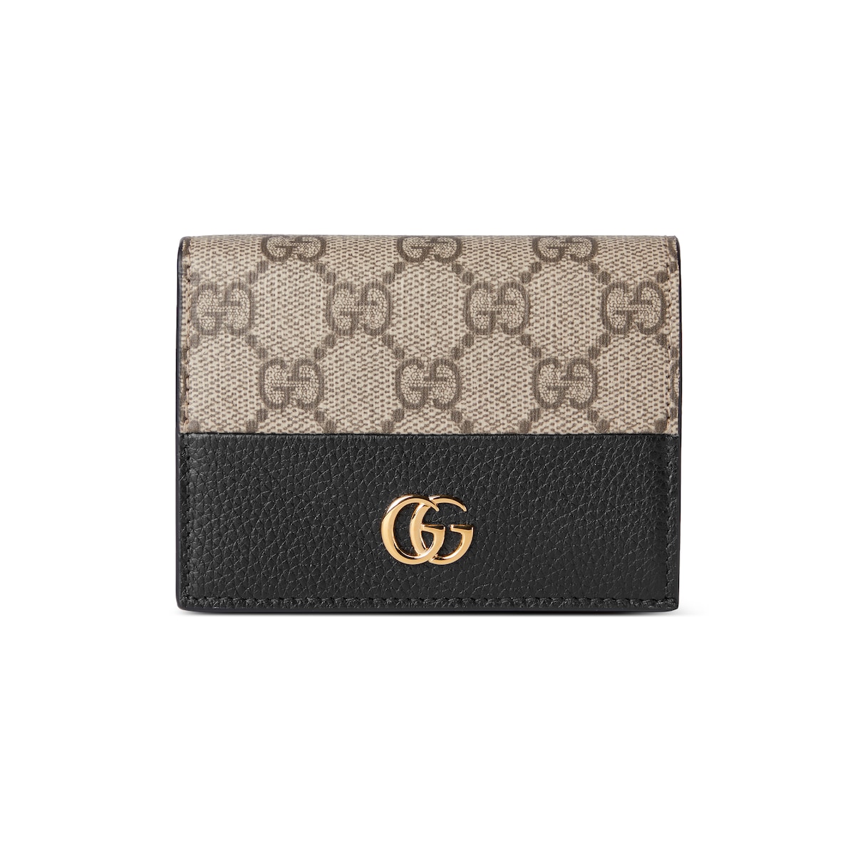 Bi-color GG Marmont Card Case Wallet Bi-color GG Marmont Card Case Wallet