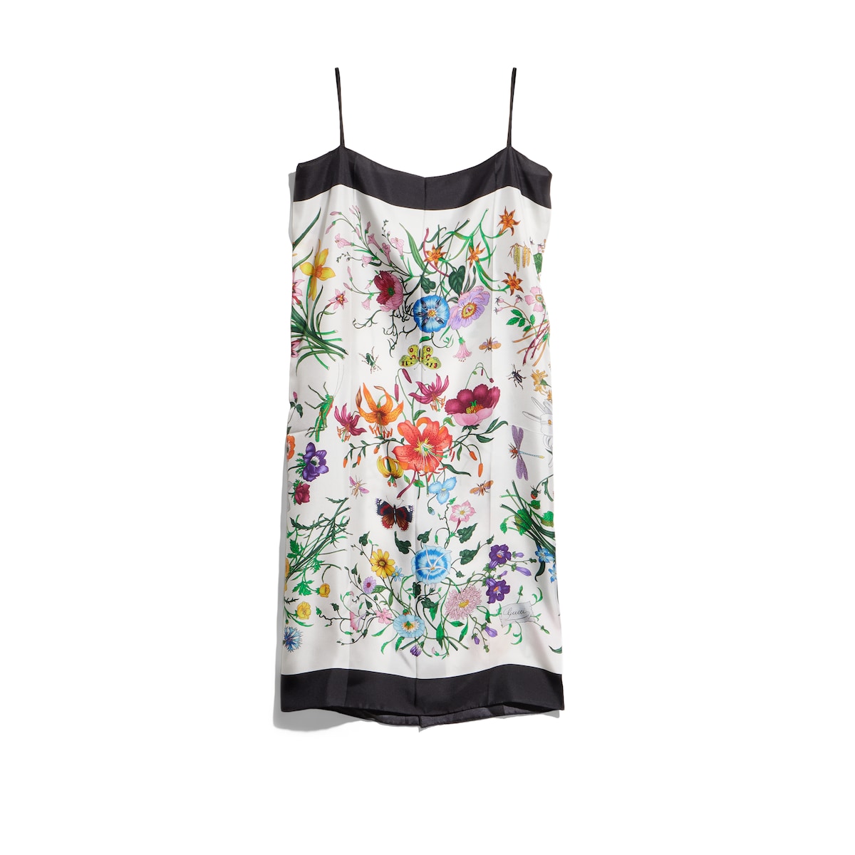 Printed Silk Twill Dress Printed Silk Twill Dress