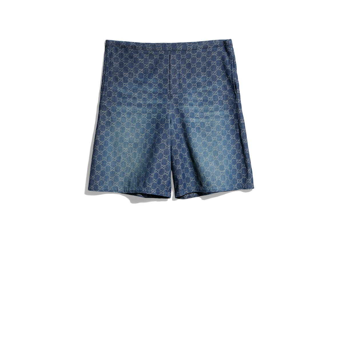 Gucci GG Chambray Cotton Denim Shorts