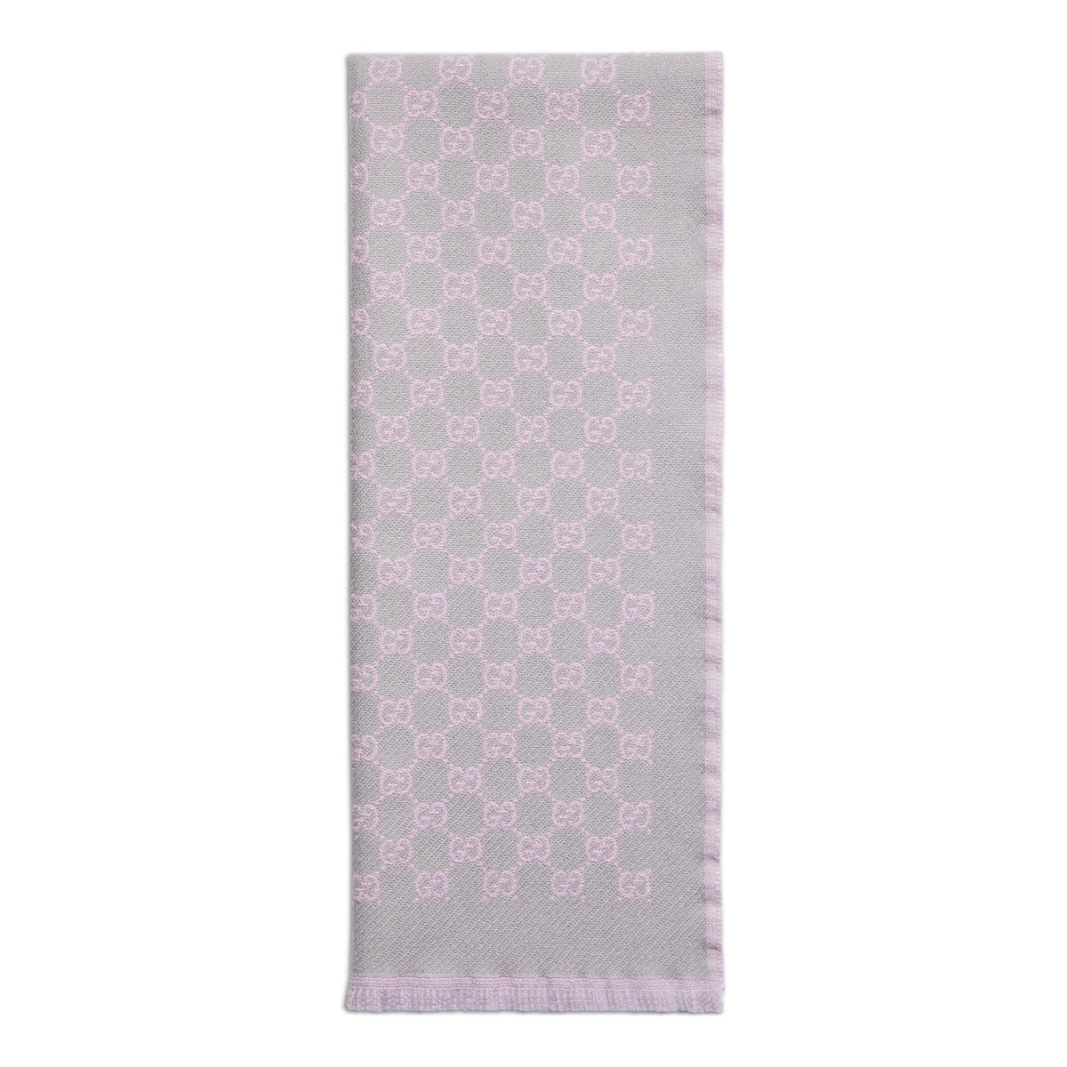 Gucci GG Wool Viscose Lamé Scarf