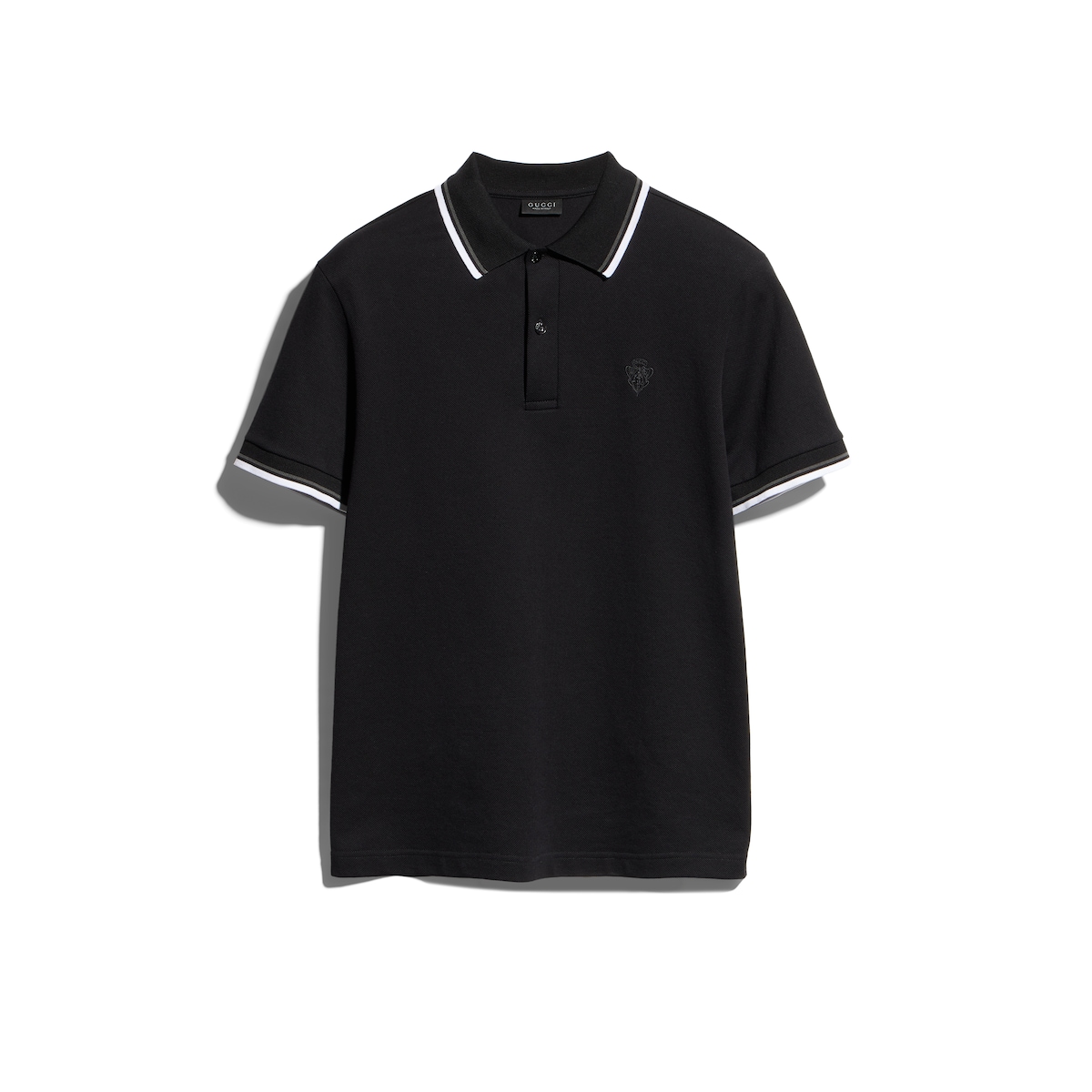 Gucci Cotton Piquet Polo Shirt With Embroidery