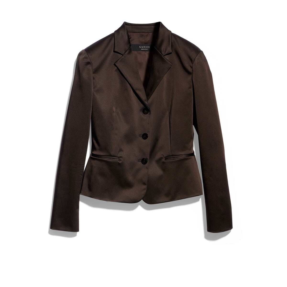 Gucci Stretch Acetate Duchesse Jacket