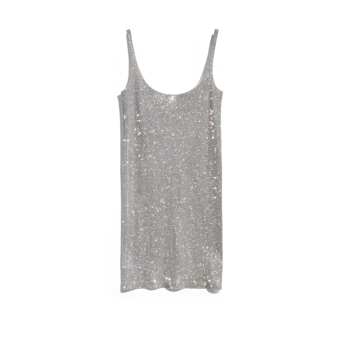 Gucci Stretch Nylon Jersey Dress With Crystals