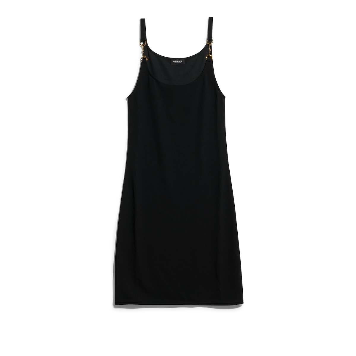 Viscose Crêpe Jersey Dress With Horsebit Viscose Crêpe Jersey Dress With Horsebit