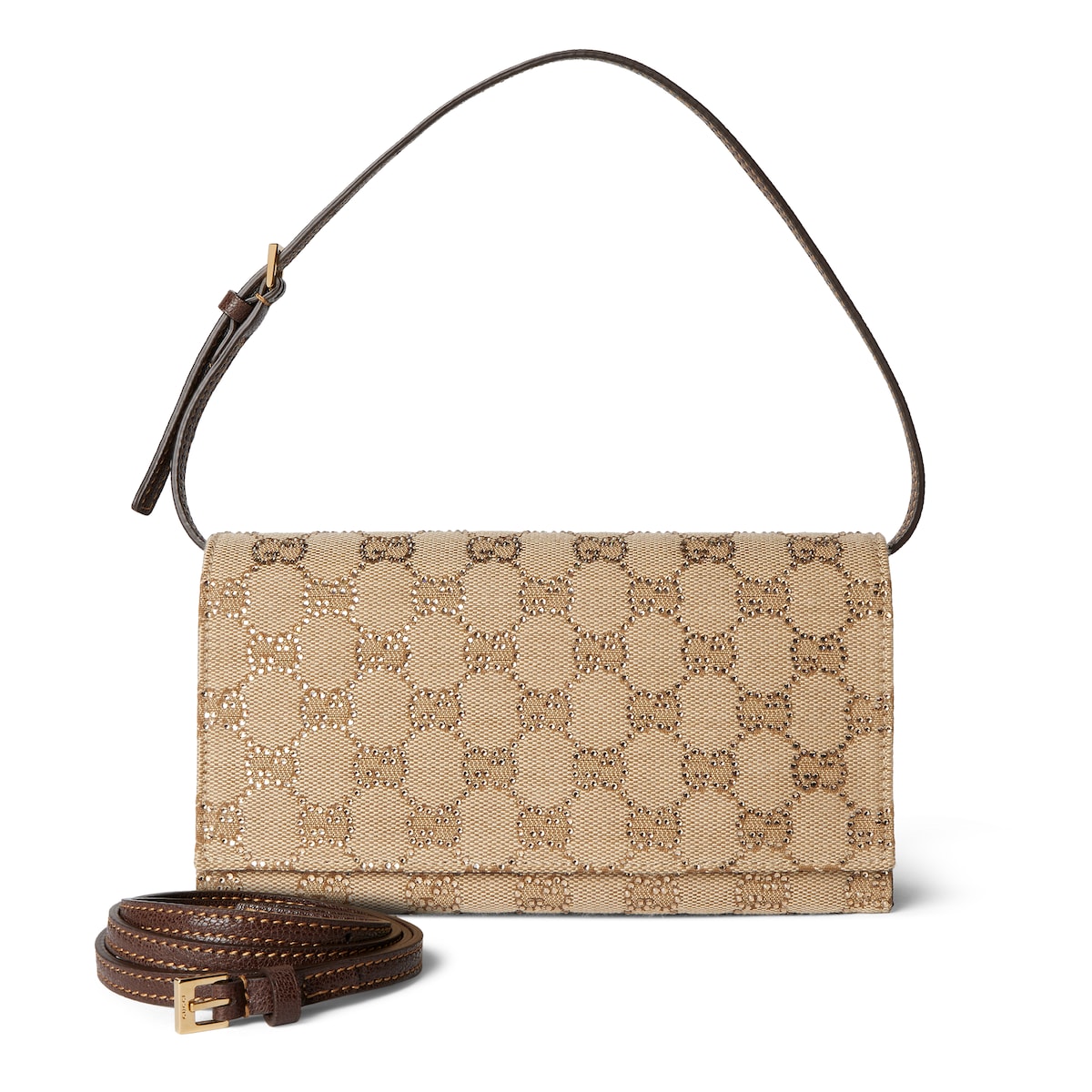 Gucci Crystal Small Pouch With Strap