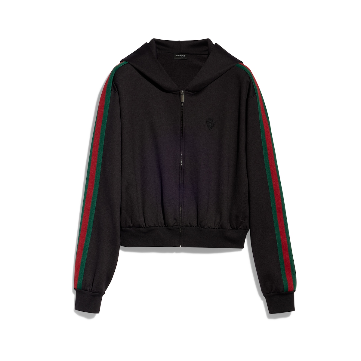 Cotton Jersey Zip Jacket With Web Cotton Jersey Zip Jacket With Web