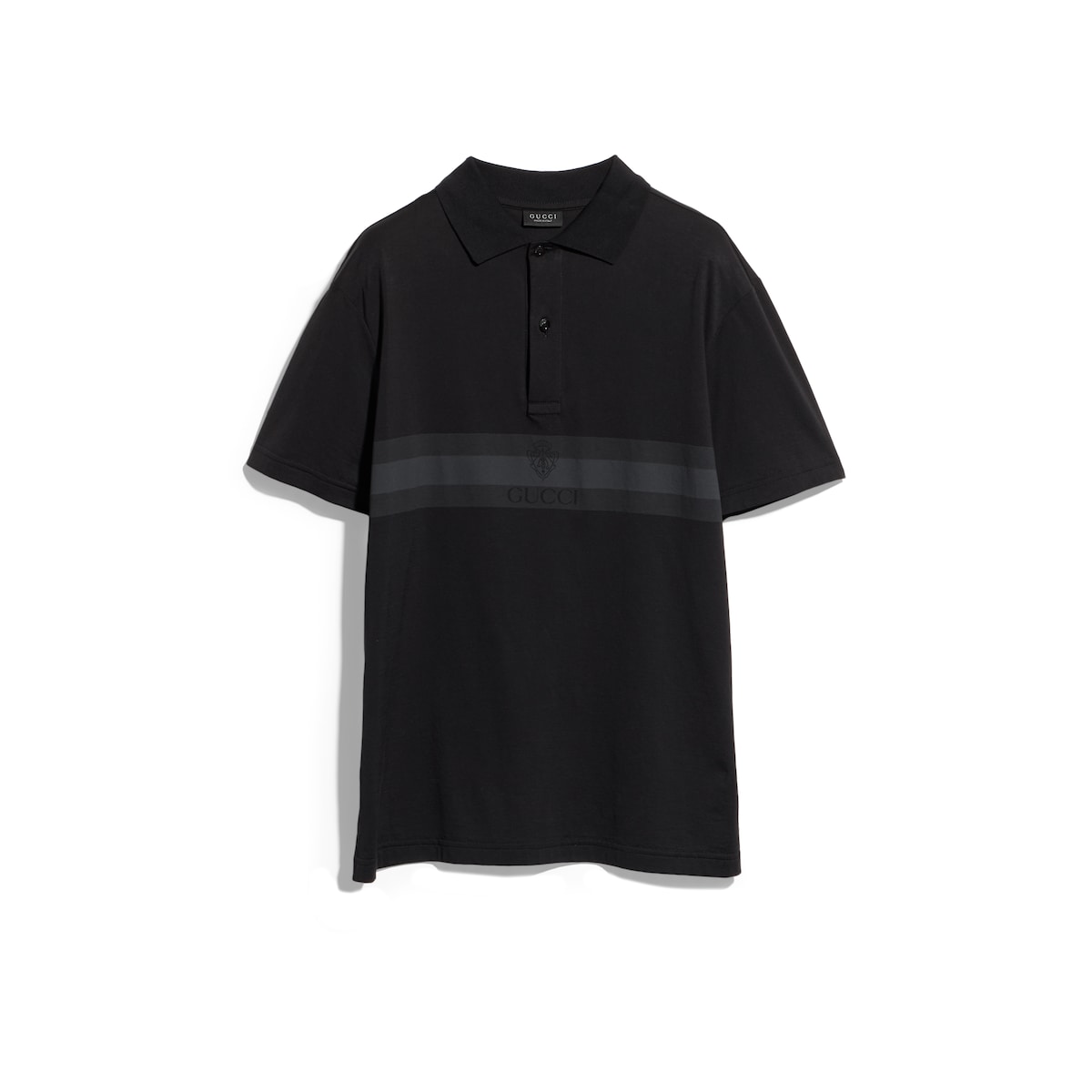 Gucci Cotton Jersey Polo Shirt With Print