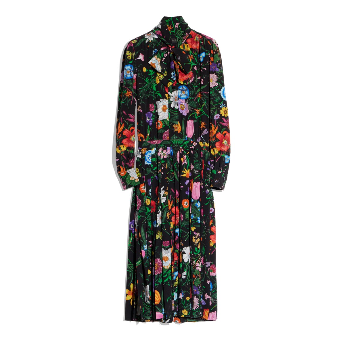 Gucci Printed Silk Crêpe De Chine Dress