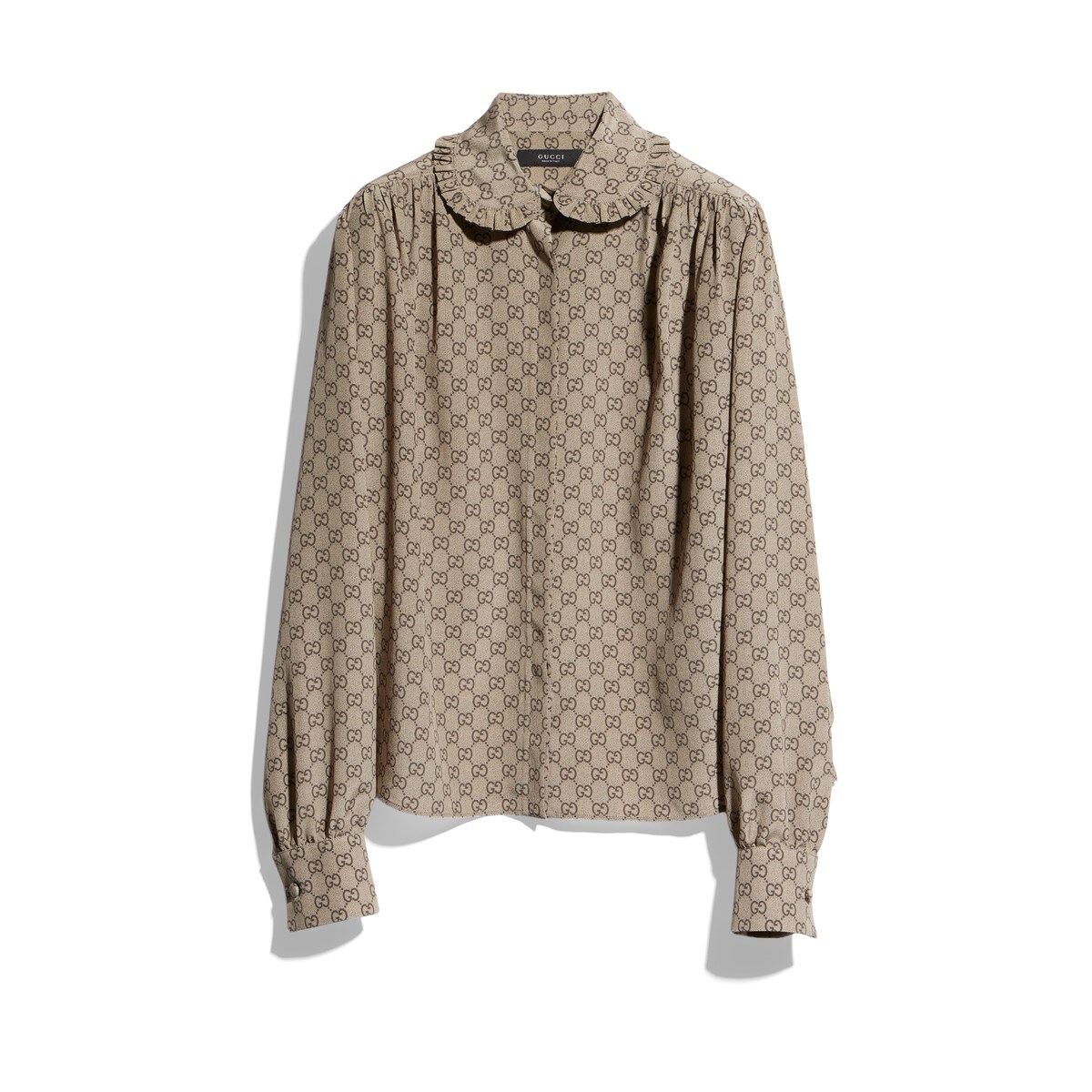 Gucci Printed Silk Crêpe De Chine Shirt