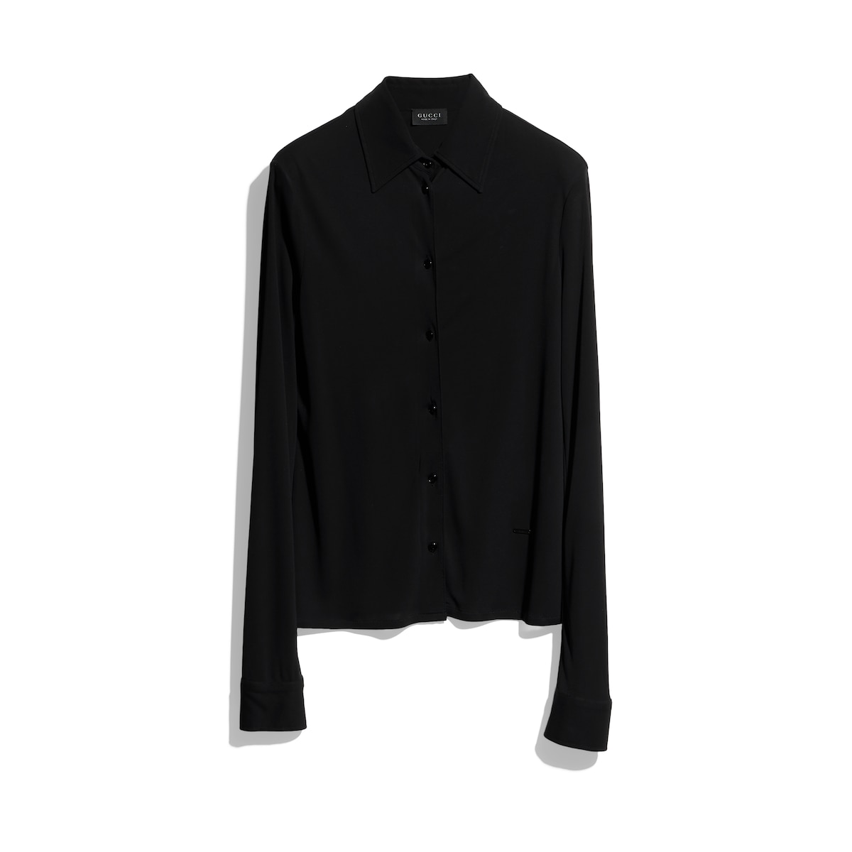 Lightweight Viscose Crêpe Jersey Shirt