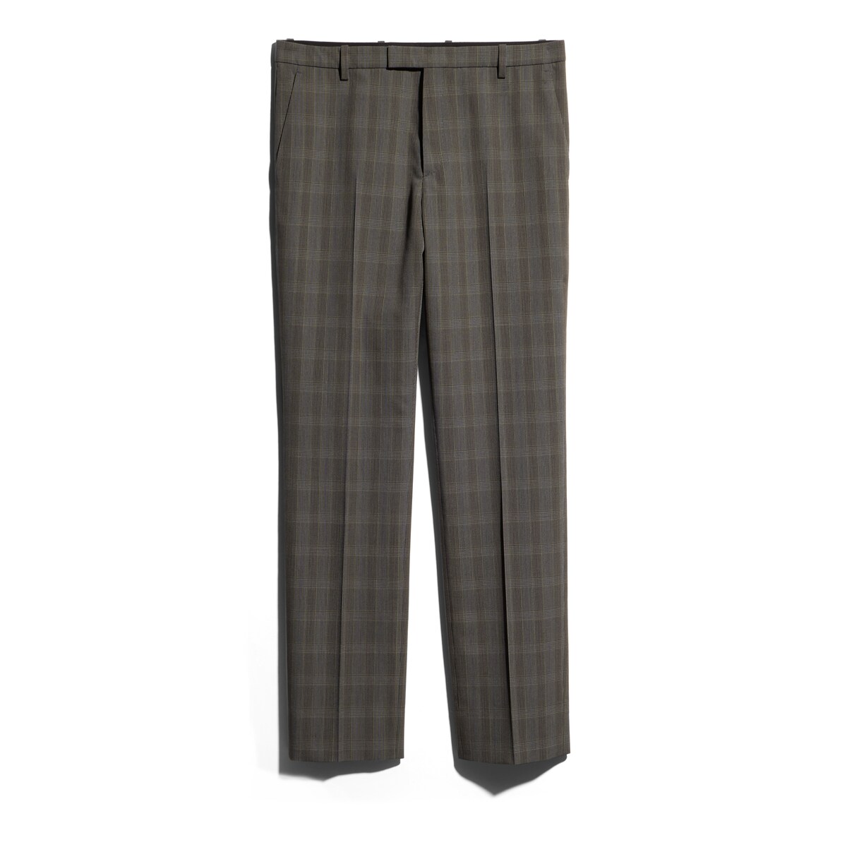 Gucci Prince Of Wales Wool Pants With Embroidery