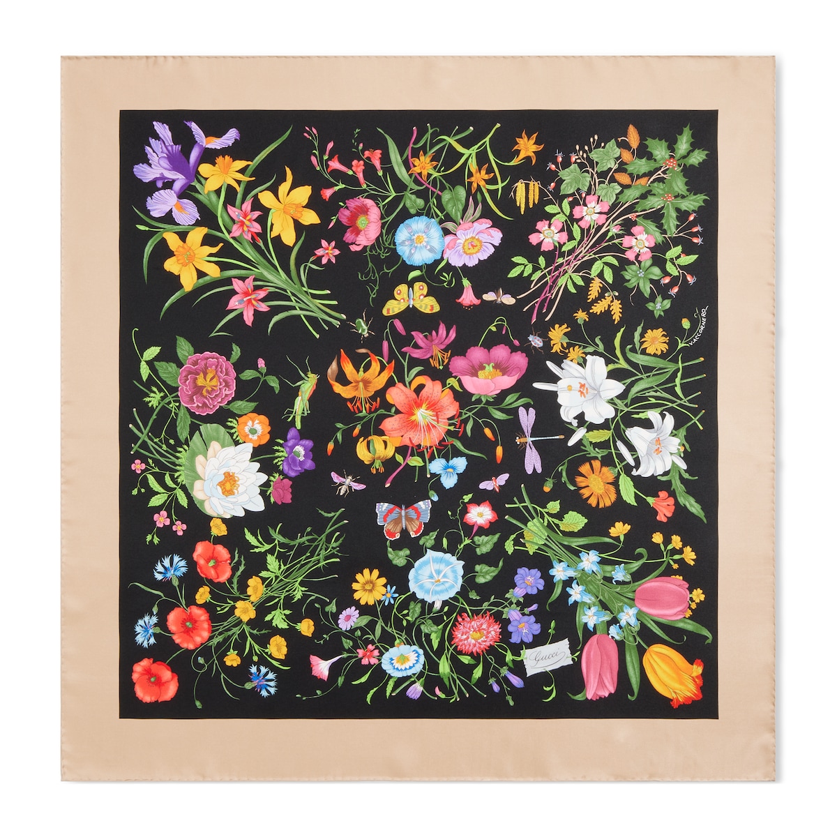 Gucci Printed Silk Twill Carré