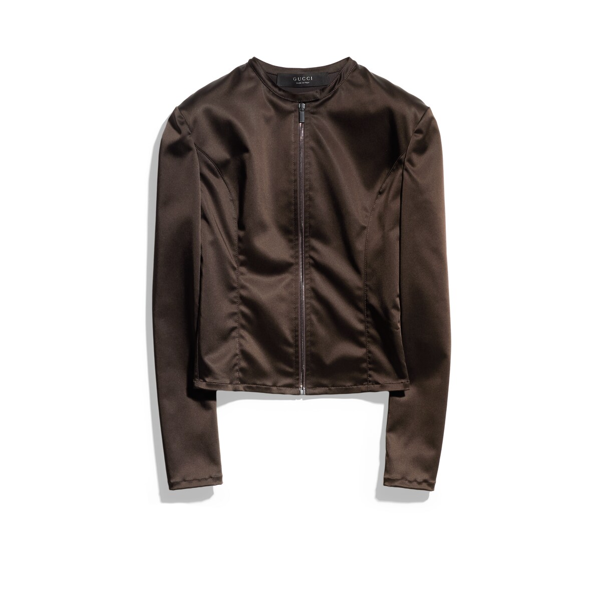 Stretch Acetate Duchesse Jacket