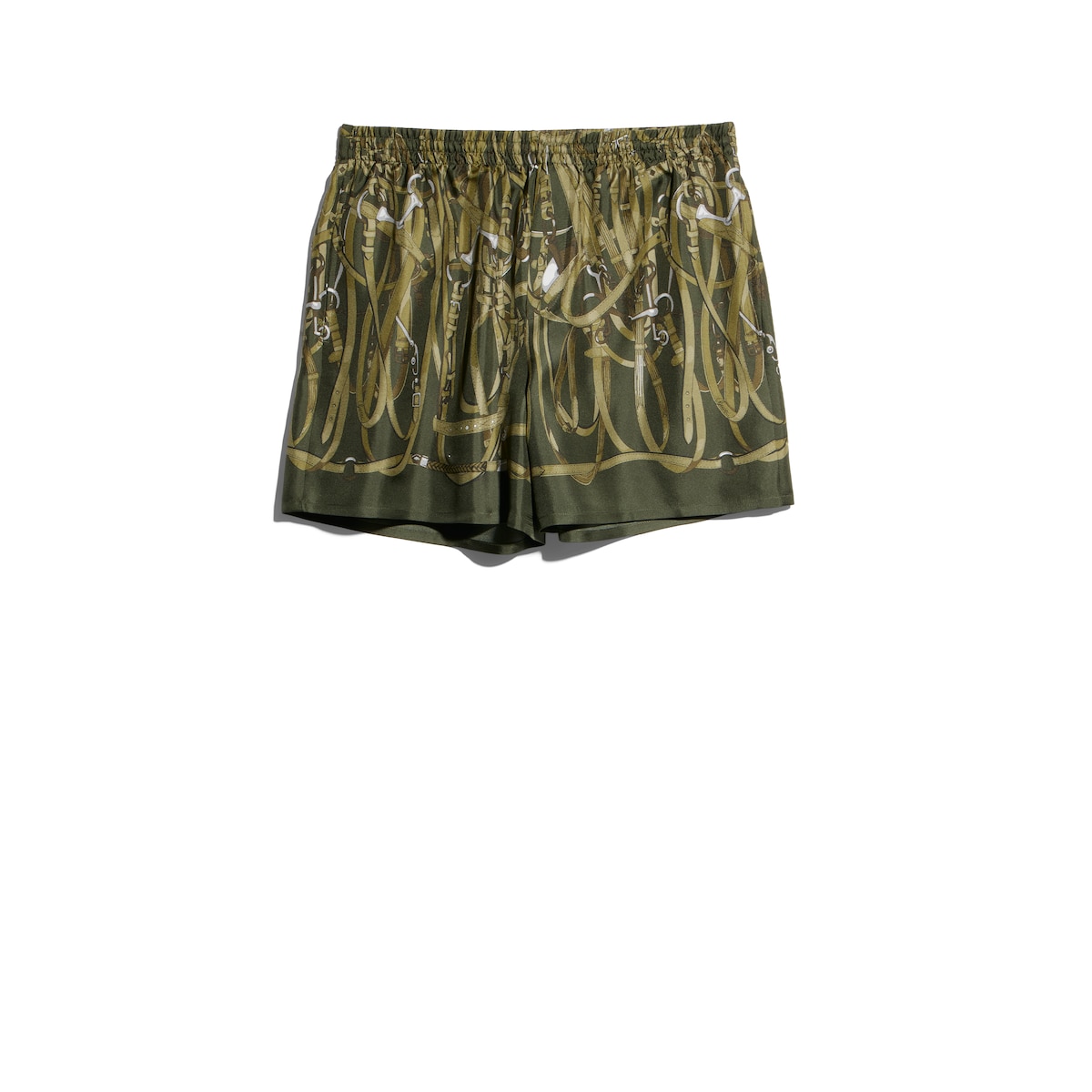 Gucci Printed Silk Twill Shorts