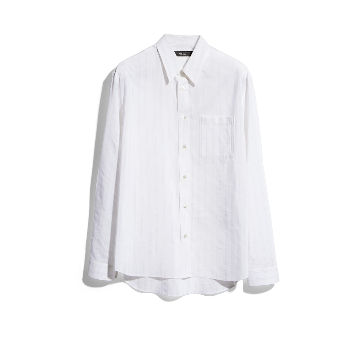 Gucci Striped Technical Cotton Shirt