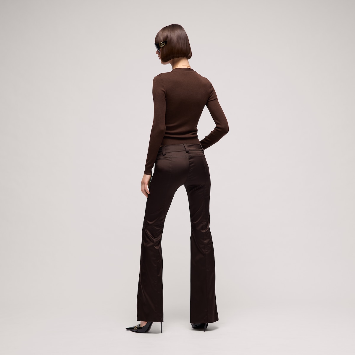 Gucci Fine Rib Knit Wool Cardigan With Horsebit | Thumbnail 3 Gucci Fine Rib Knit Wool Cardigan With Horsebit | Thumbnail 3
