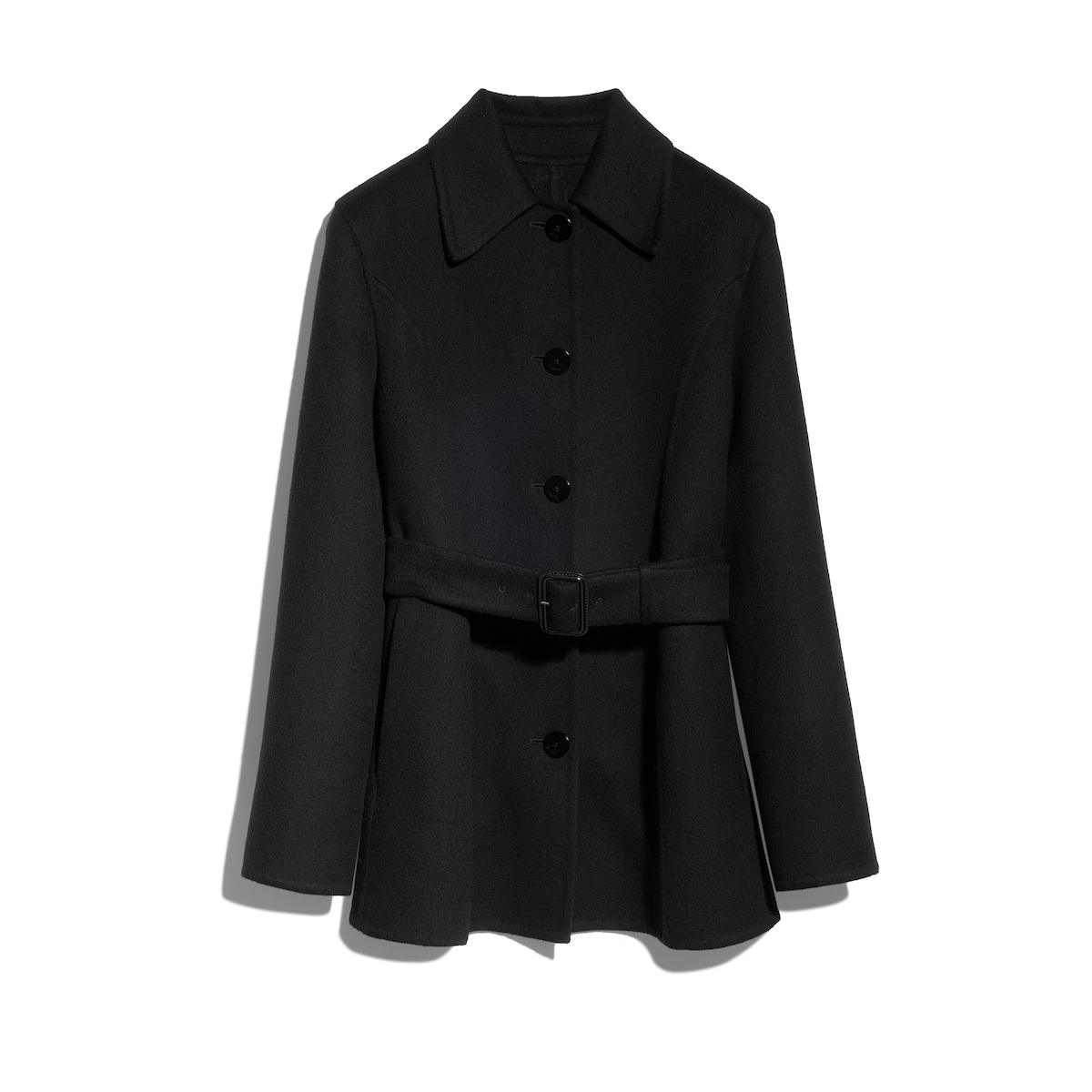 Wool Silk Coat With GG Inside