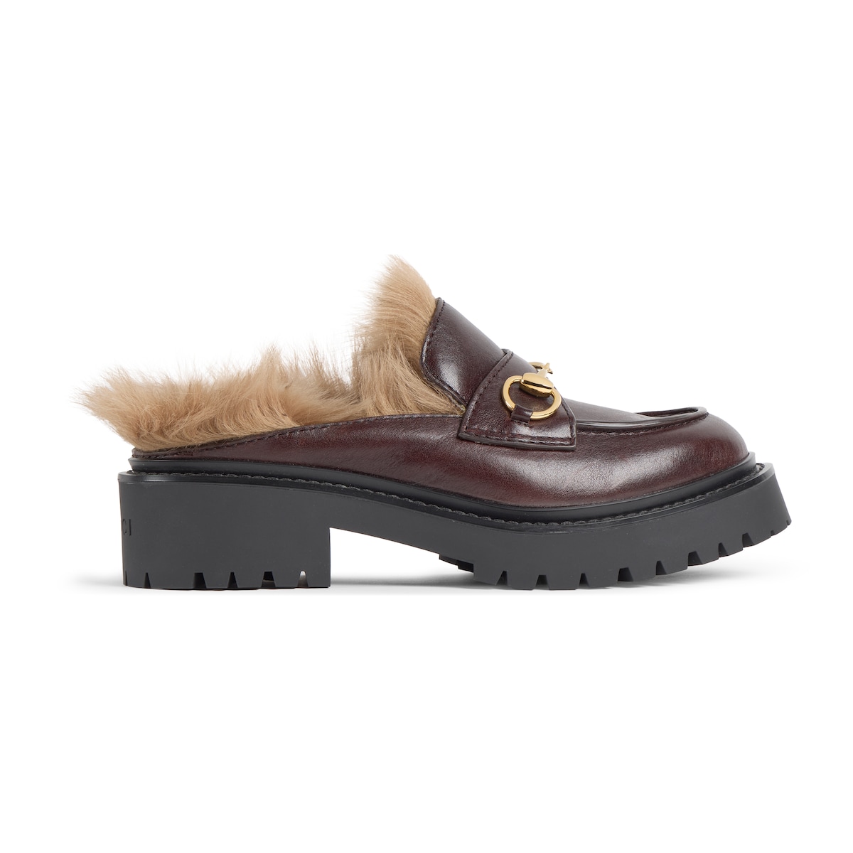 Gucci Mule With Horsebit And Lug Sole