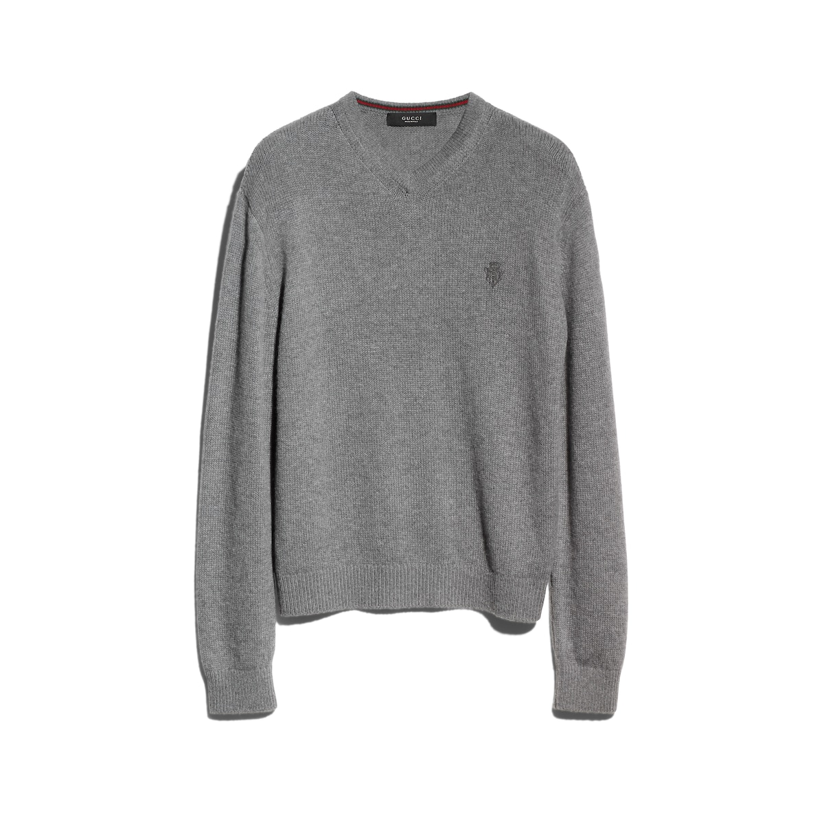 Gucci Knit Cashmere Sweater With Embroidery