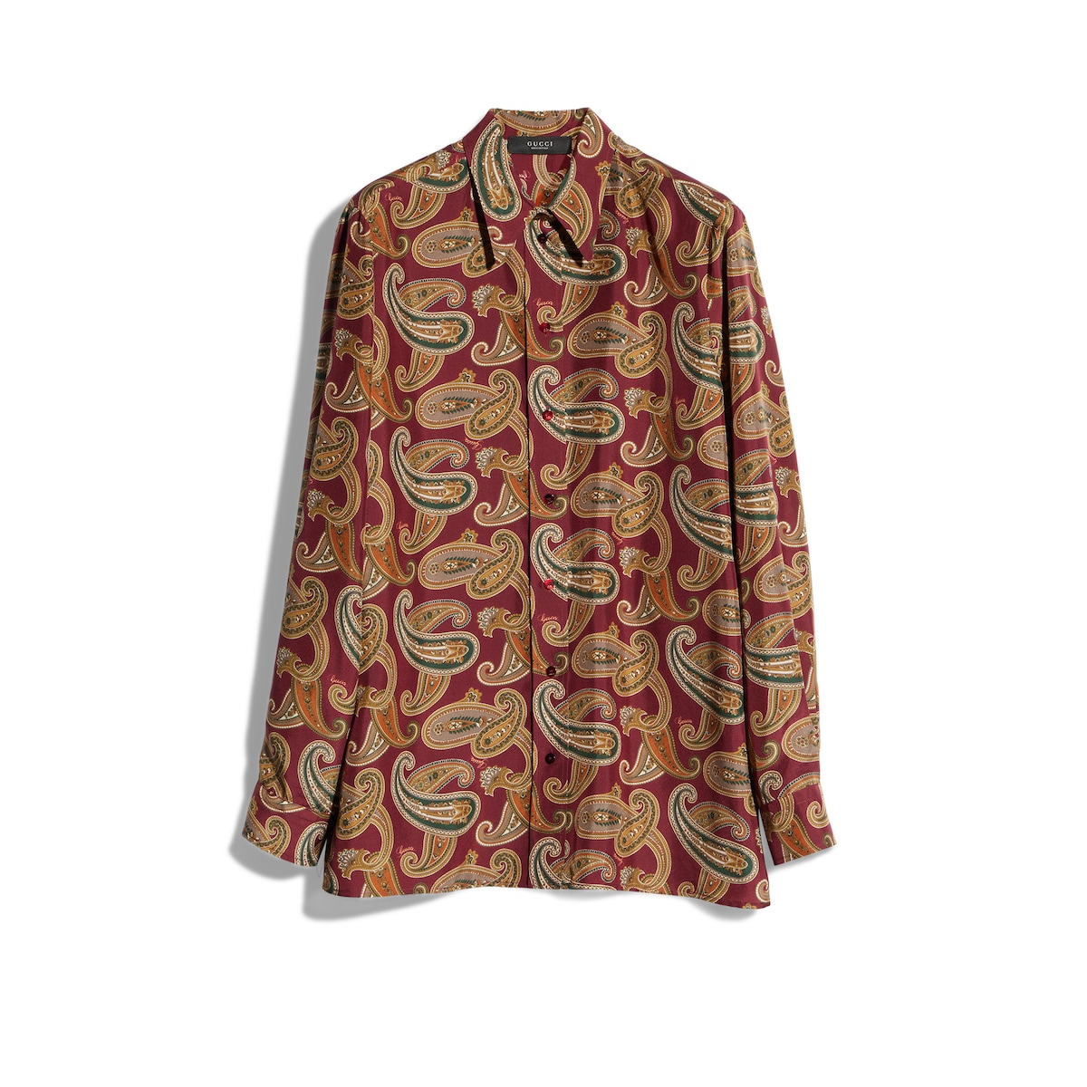 Printed Silk Habotai Shirt Printed Silk Habotai Shirt