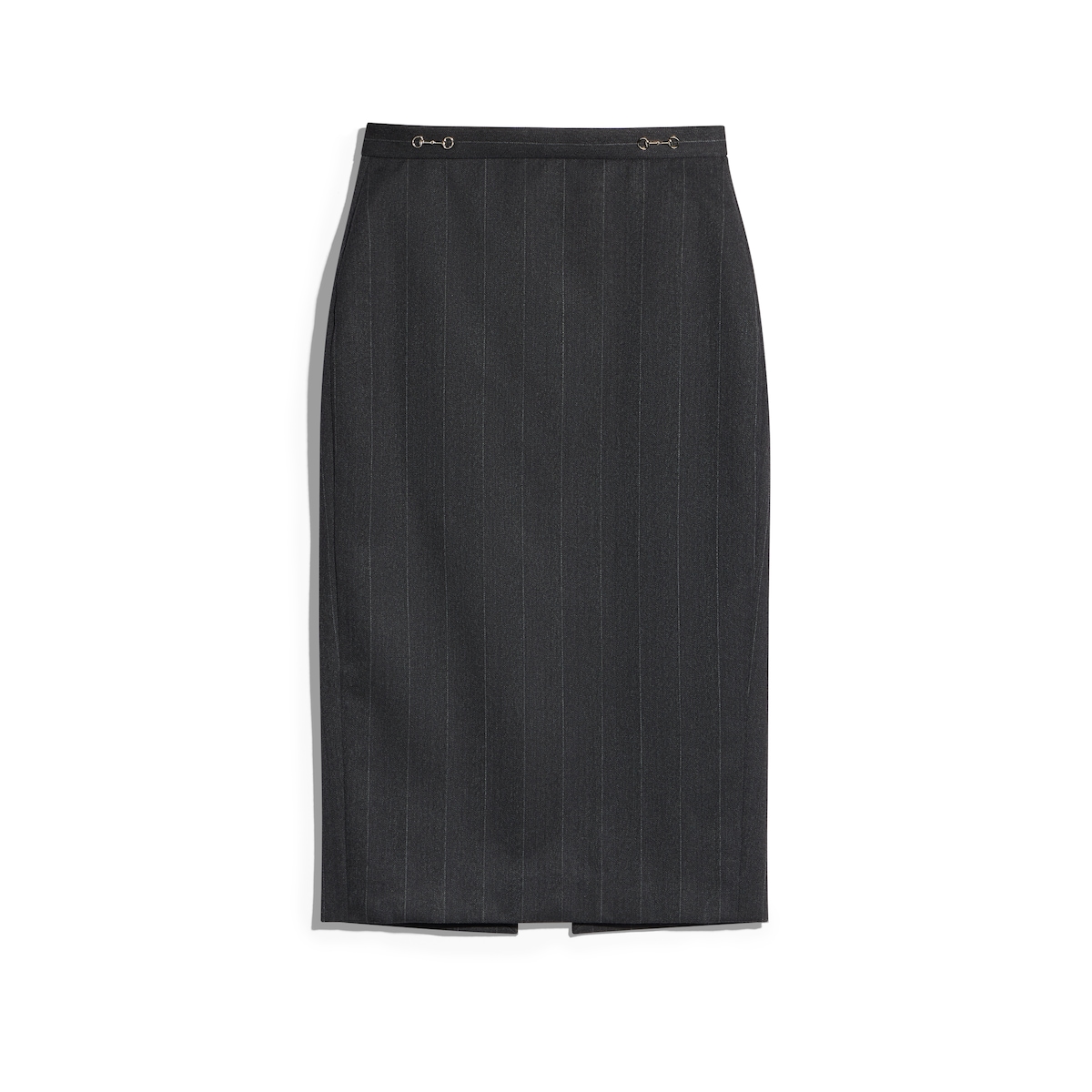 Pinstripe Wool Pencil Skirt Pinstripe Wool Pencil Skirt