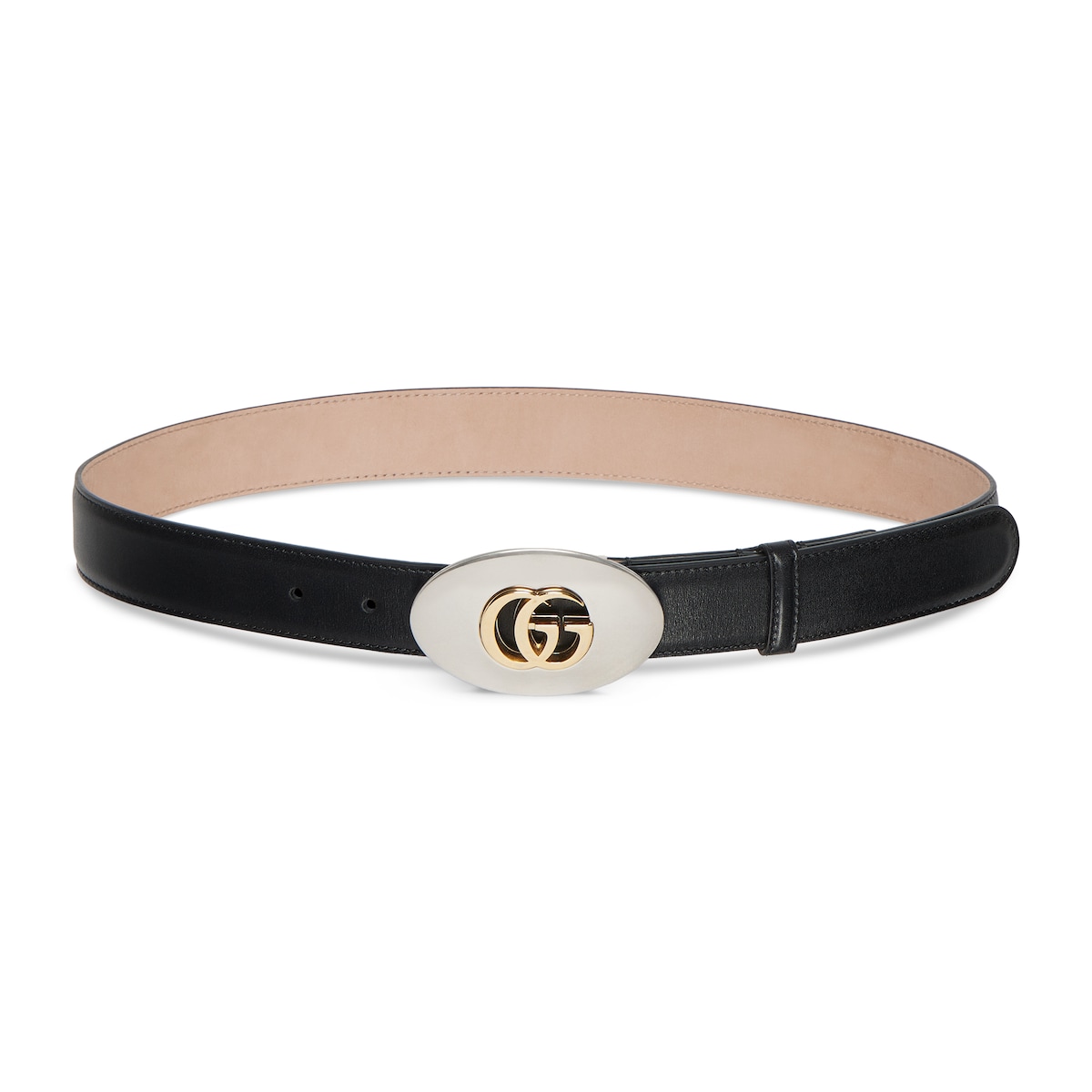 Gucci Belt With Double G Plaque Buckle