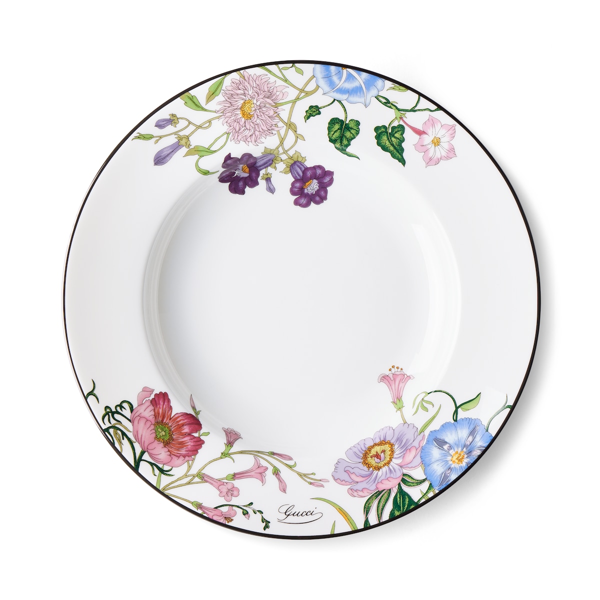 Gucci Flora Rim Soup Bowl, Set Of Two