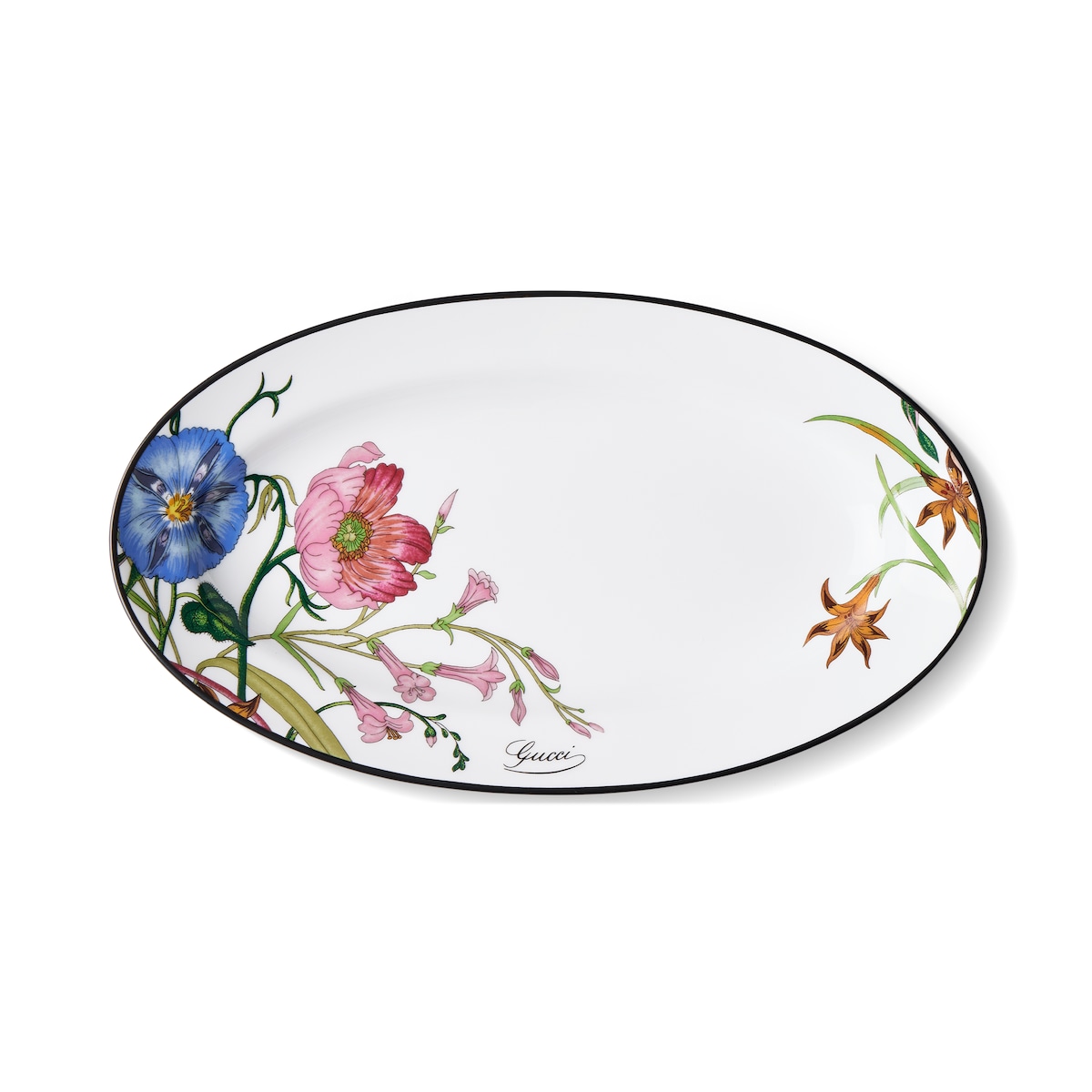 Gucci Flora Small Oval Tray